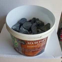 Камень для бани Долерит мелкий (15 кг)
